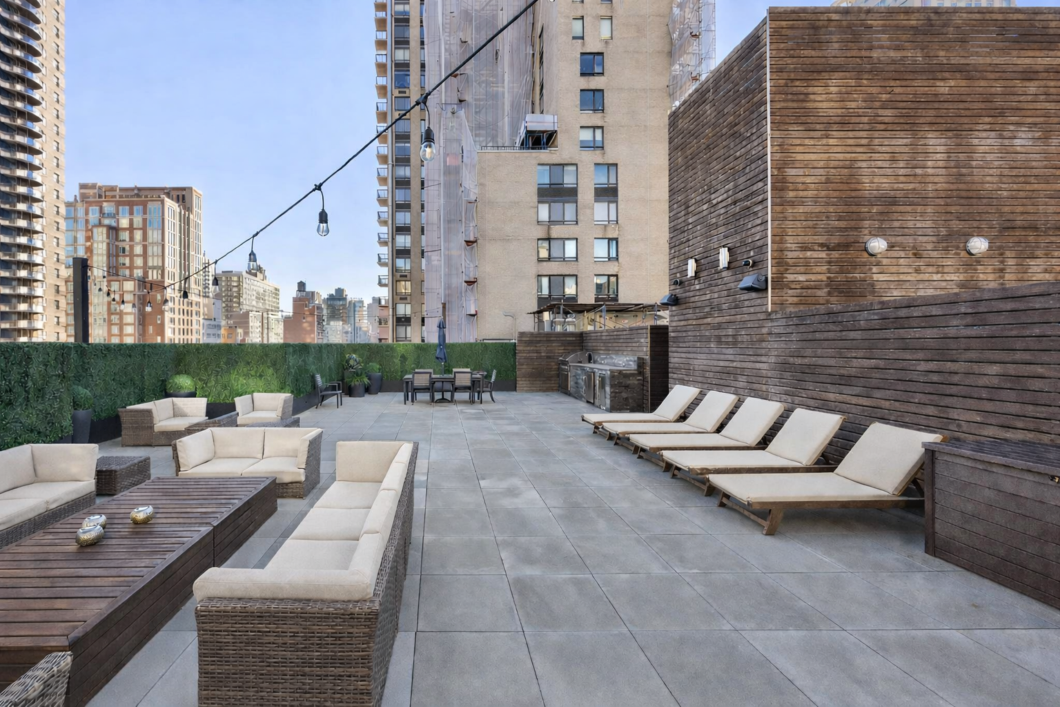 157 East 84th Street, Unit THA Manhattan, NY 10028 - Photo 30 of 33 a view of terrace with seating space and stairs
