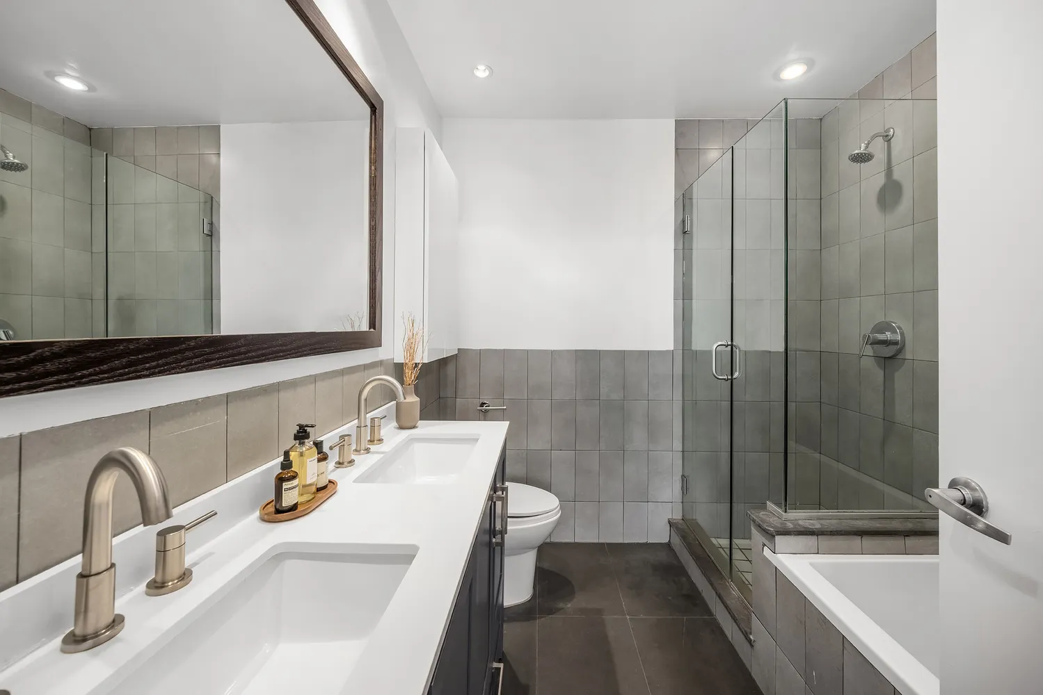 a bathroom with a sink and a tub