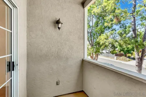 a view of a window in a room