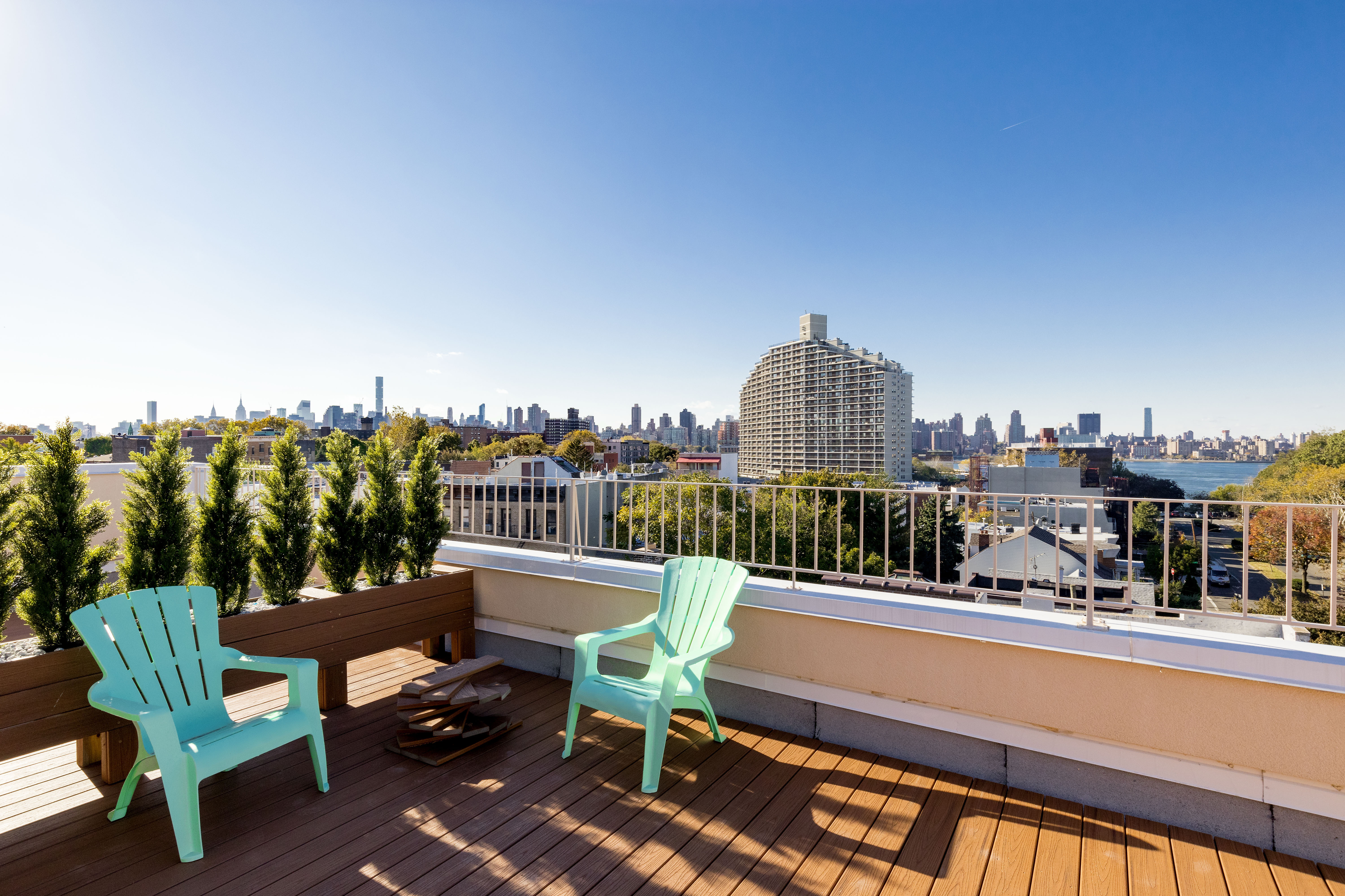 18-10 Astoria Park South, Unit 1 Queens, NY 11102 - Photo 1 of 7 a view of a chairs and table in the terrace