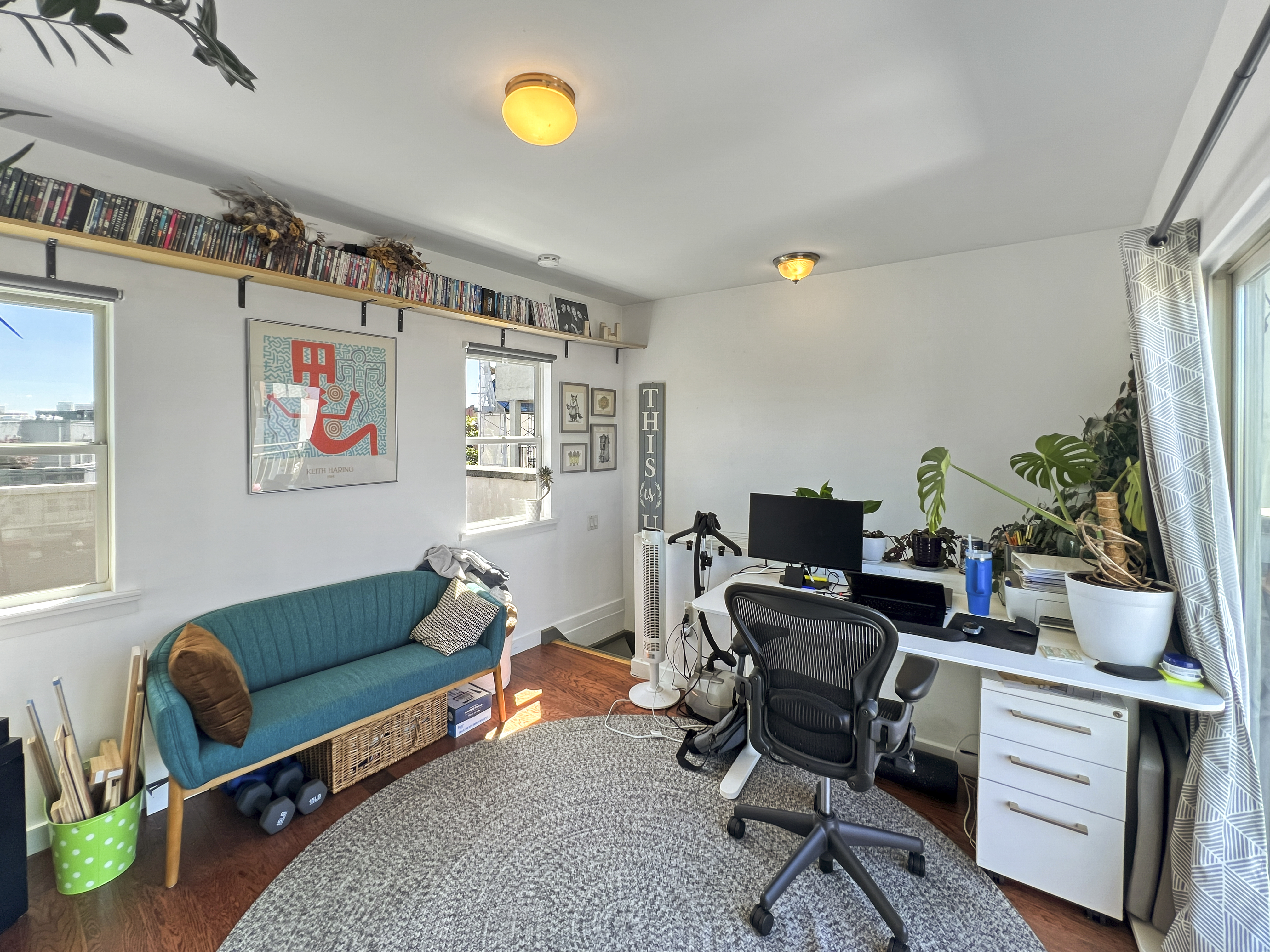643 Washington Avenue, Unit 2 Brooklyn, NY 11238 - Photo 7 of 12 a view of a workspace with furniture and a window