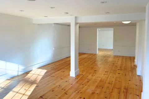 a view of wooden floor