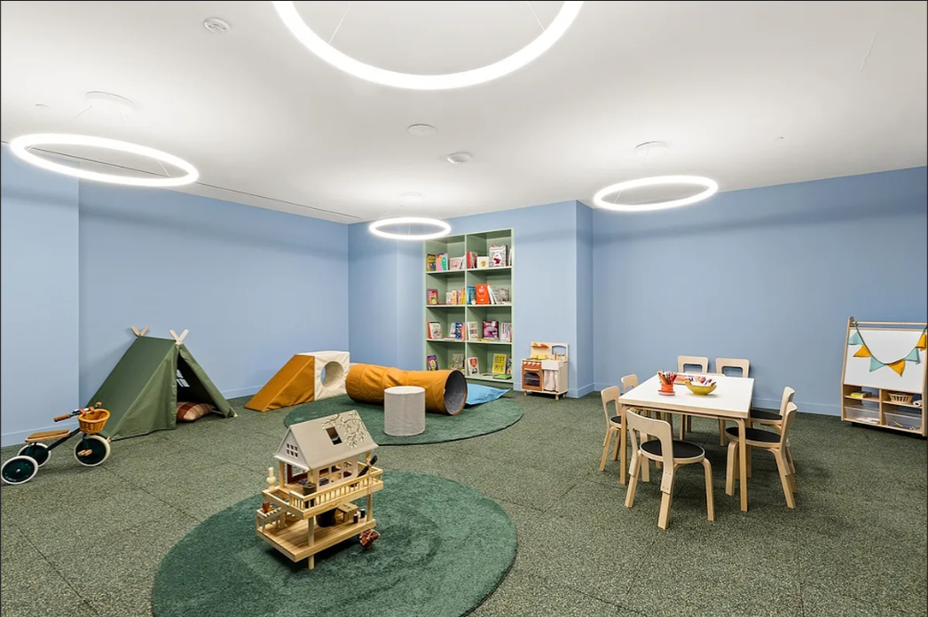 5 South 5th Street, Unit 5300 Brooklyn, NY 11249 - Photo 26 of 28 a play room with furniture