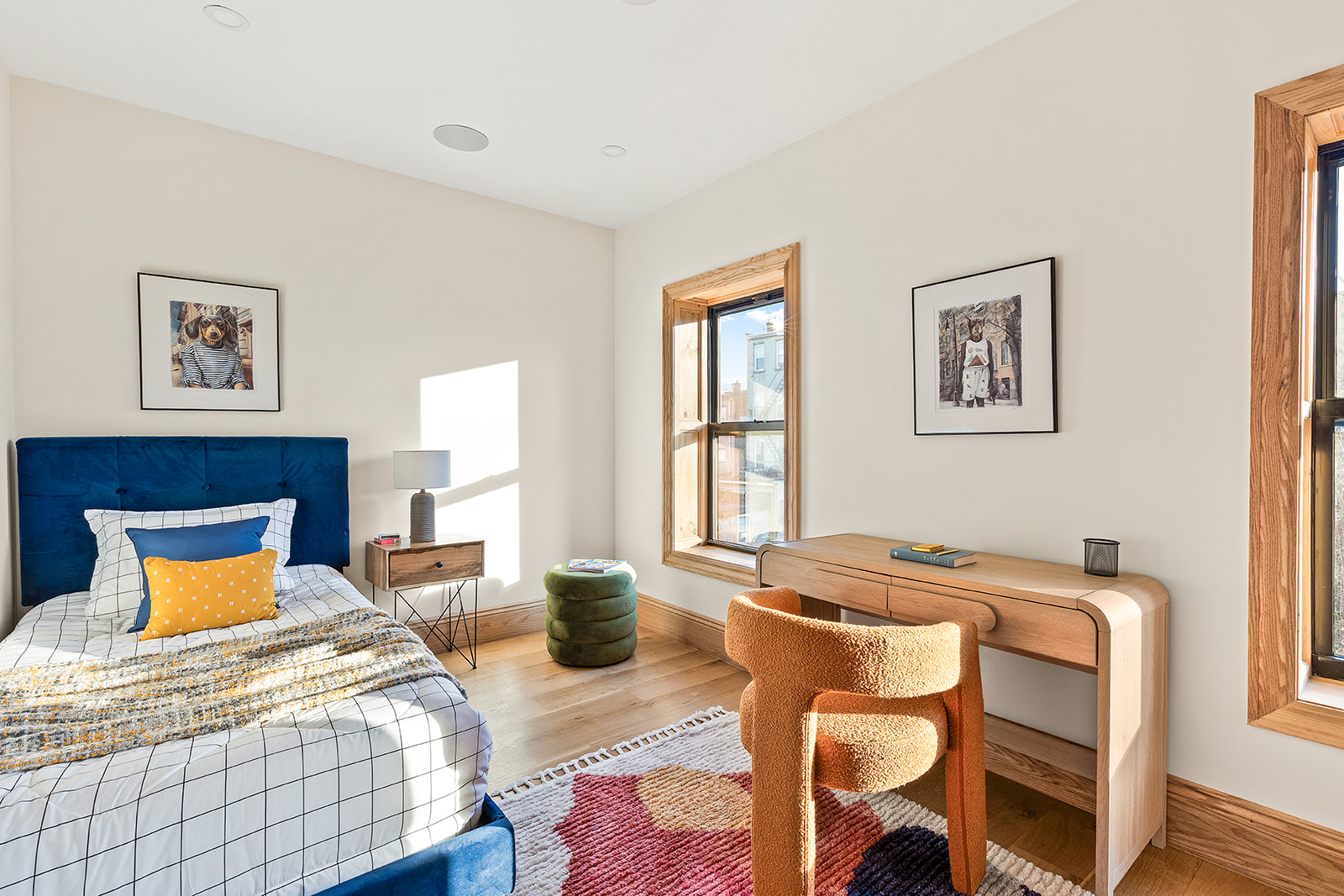 1220 Dean Street Brooklyn, NY 11216 - Photo 12 of 19 a bedroom with furniture and wooden floor
