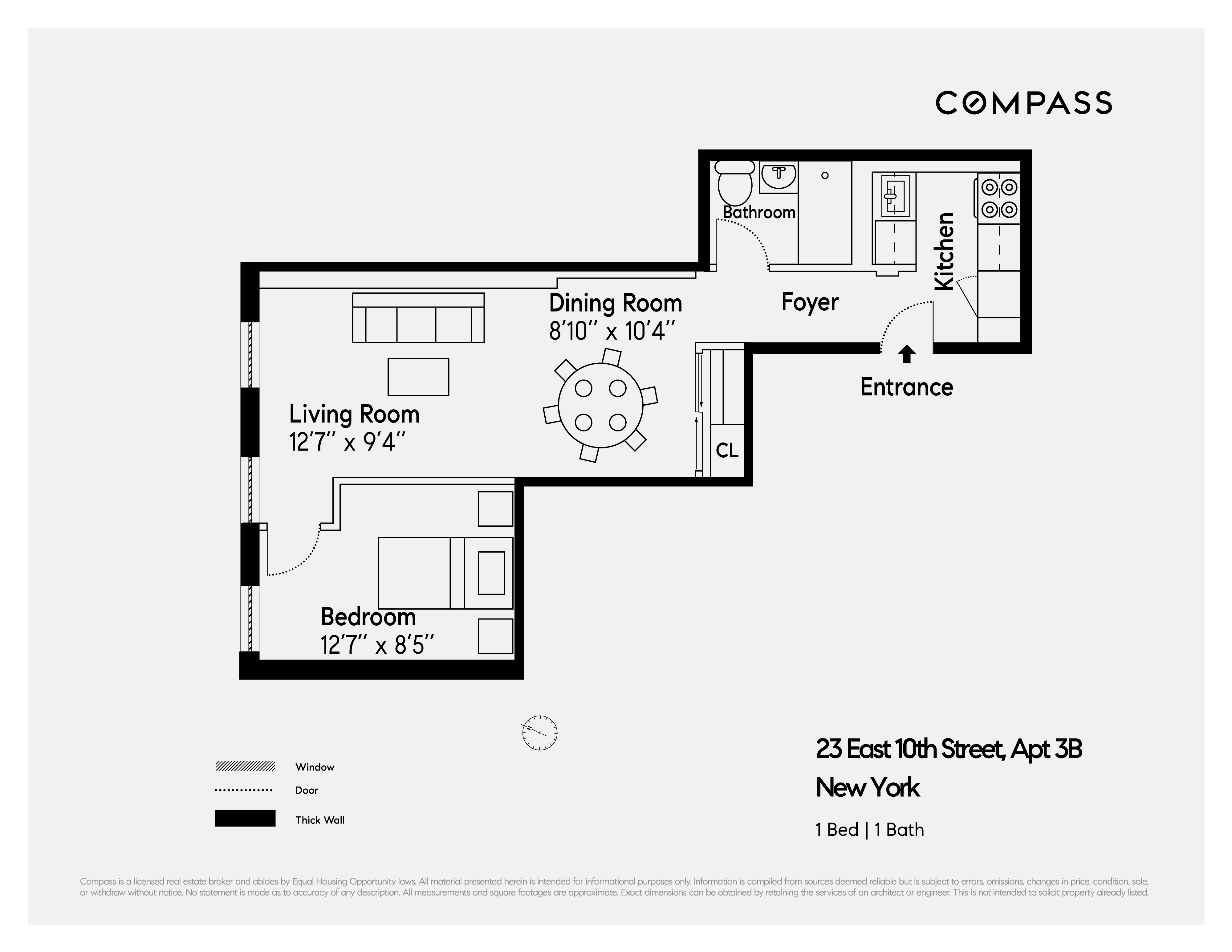 23 East 10th Street, Unit 3B Manhattan, NY 10003 - Photo 6 of 6 a picture of a wall with a white wall and a painting