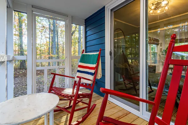 a house view with a backyard space