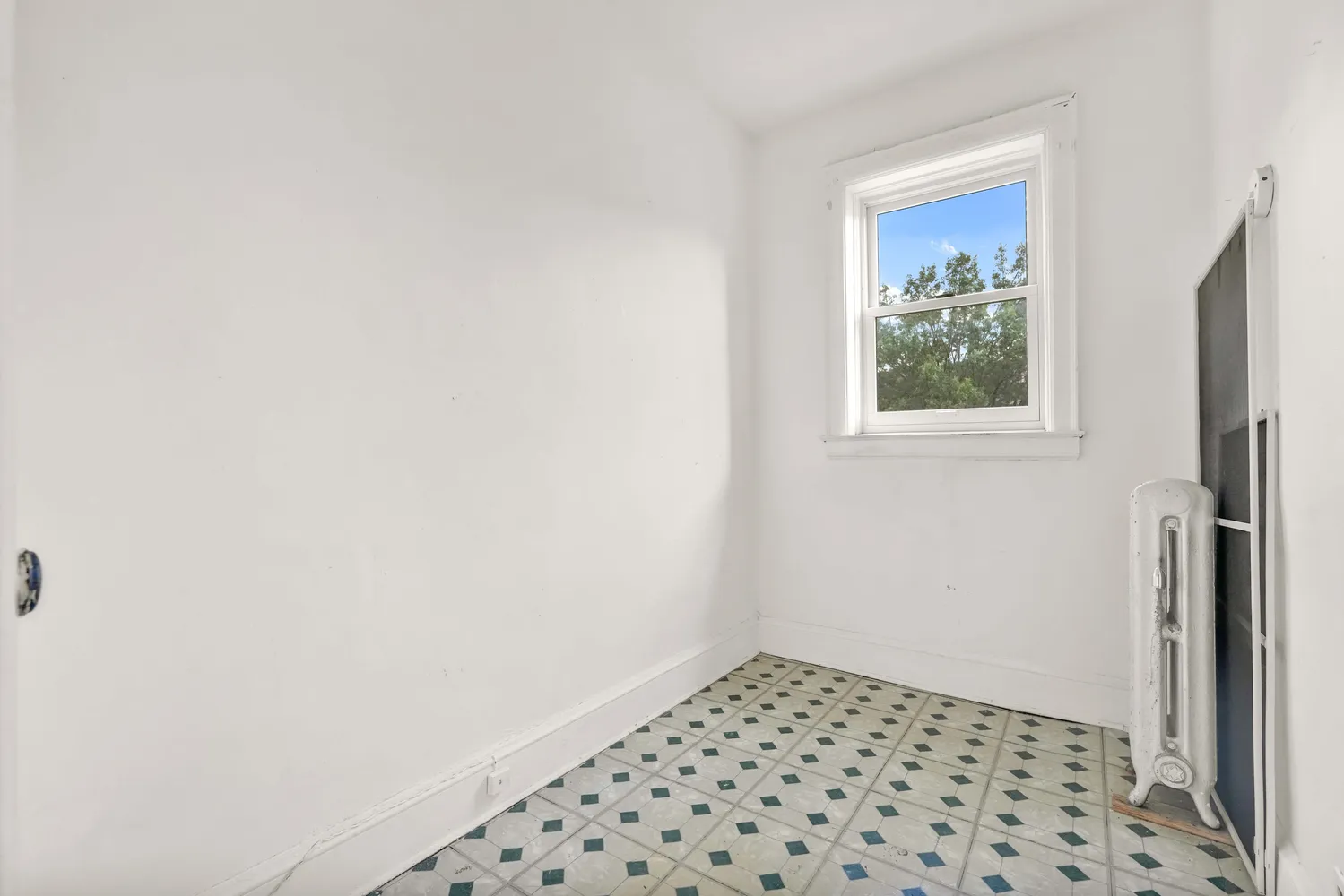 a view of a closet area