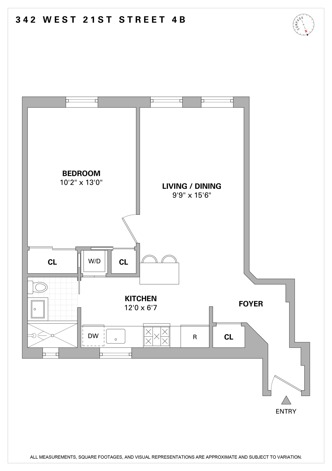342 West 21st Street, Unit 4B Manhattan, NY 10011 - Photo 9 of 9 unknown