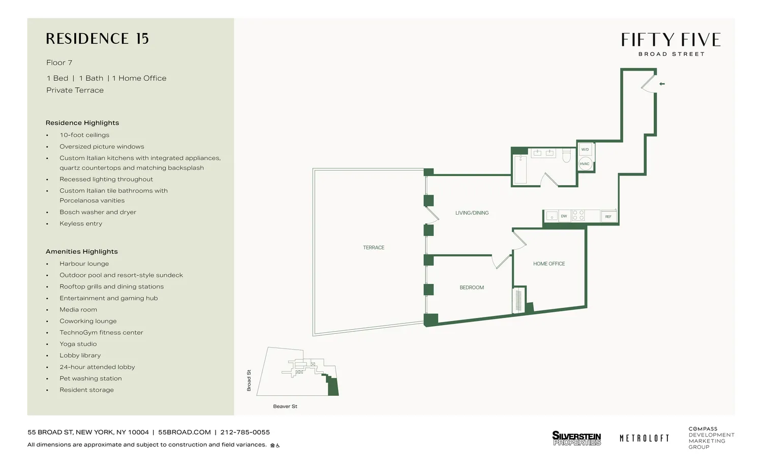 $8,145 | 55 Broad Street, Unit 715 | Financial District