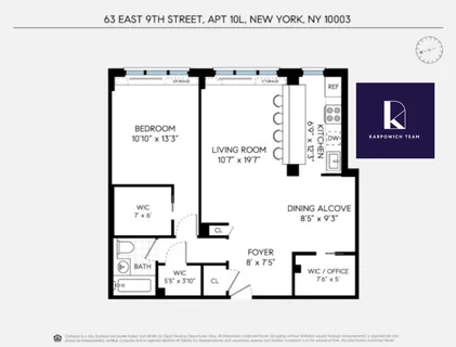 $1,250,000 | 63 East 9th Street, Unit 10L | Greenwich Village