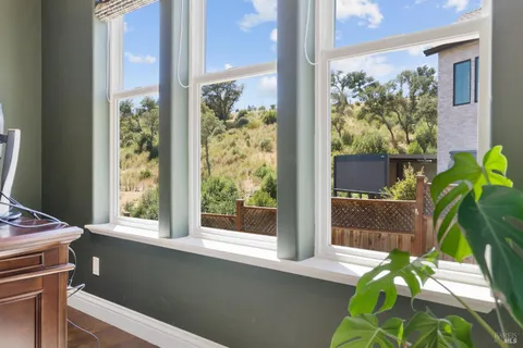 a view of a window in a room