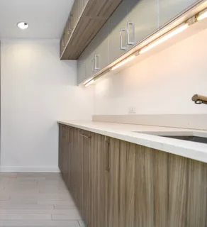 a view of wooden floor