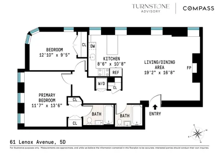 $1,125,000 | 61 Lenox Avenue, Unit 5D | Harlem