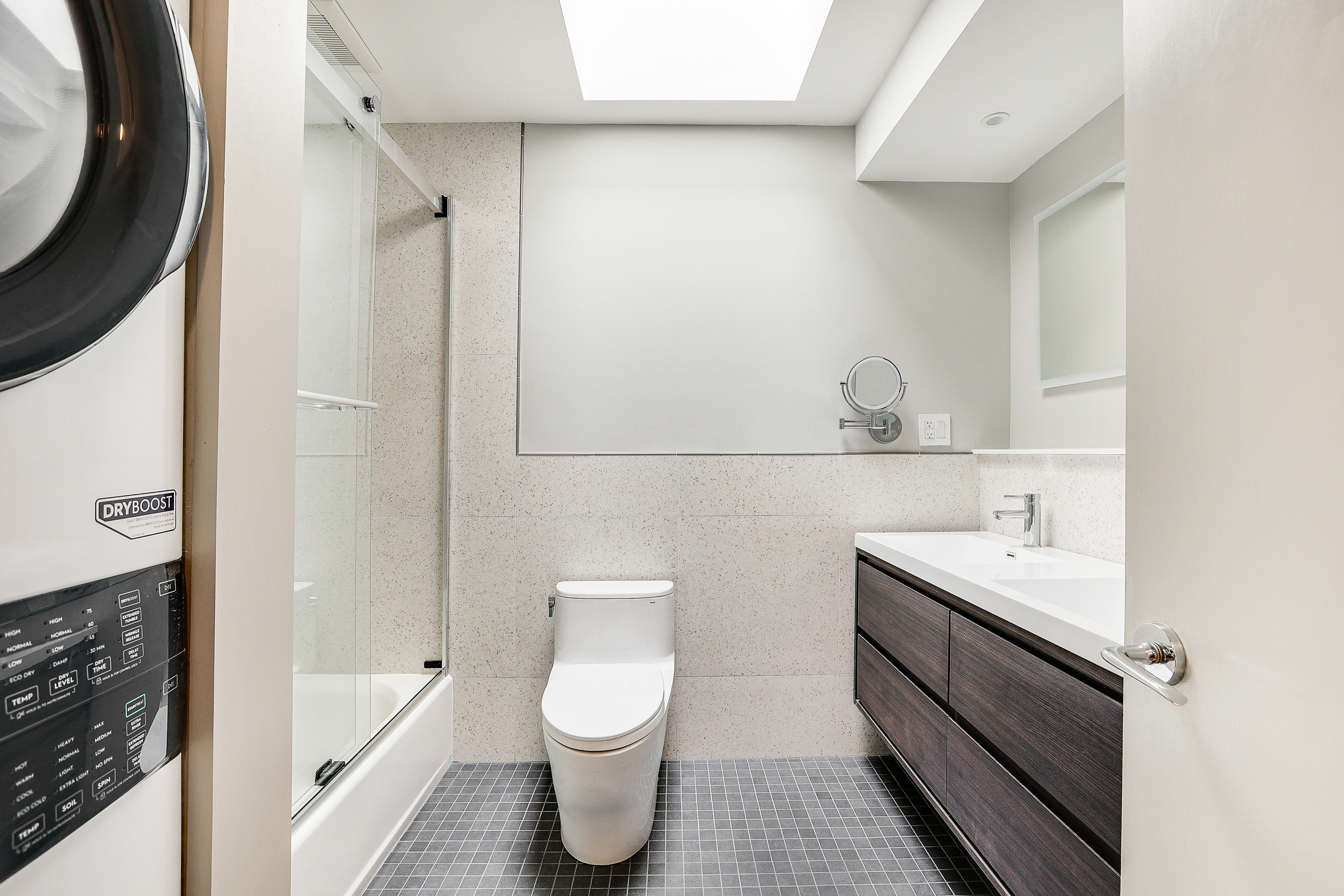 187 President Street, Unit 2 Brooklyn, NY 11231 - Photo 14 of 17 a bathroom with a sink a toilet and shower