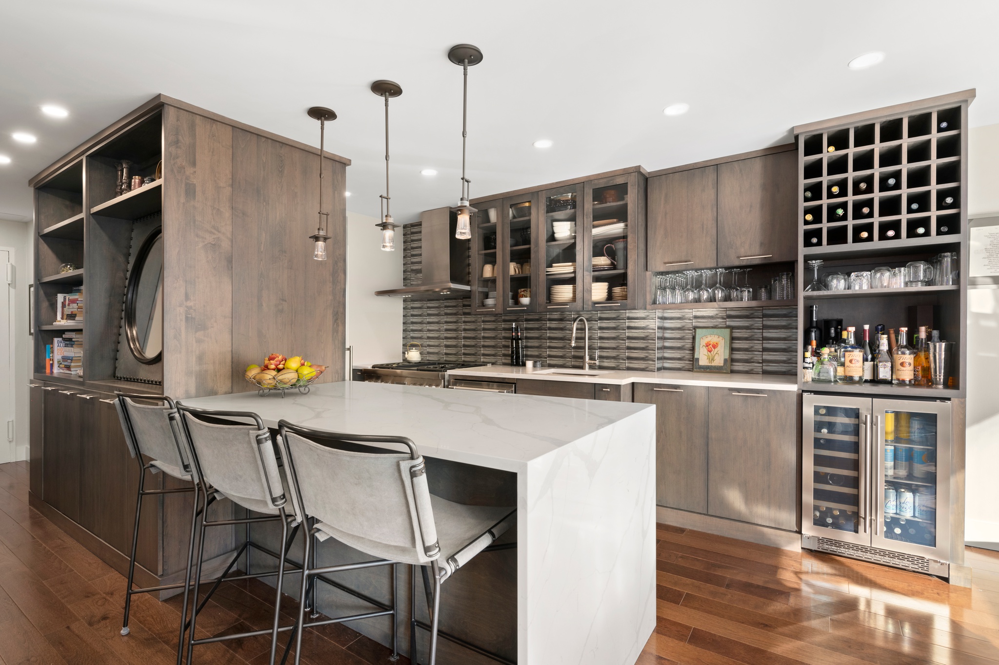 370 East 76th Street, Unit B702 Manhattan, NY 10021 - Photo 4 of 9 a kitchen with stainless steel appliances granite countertop a stove a sink and a refrigerator