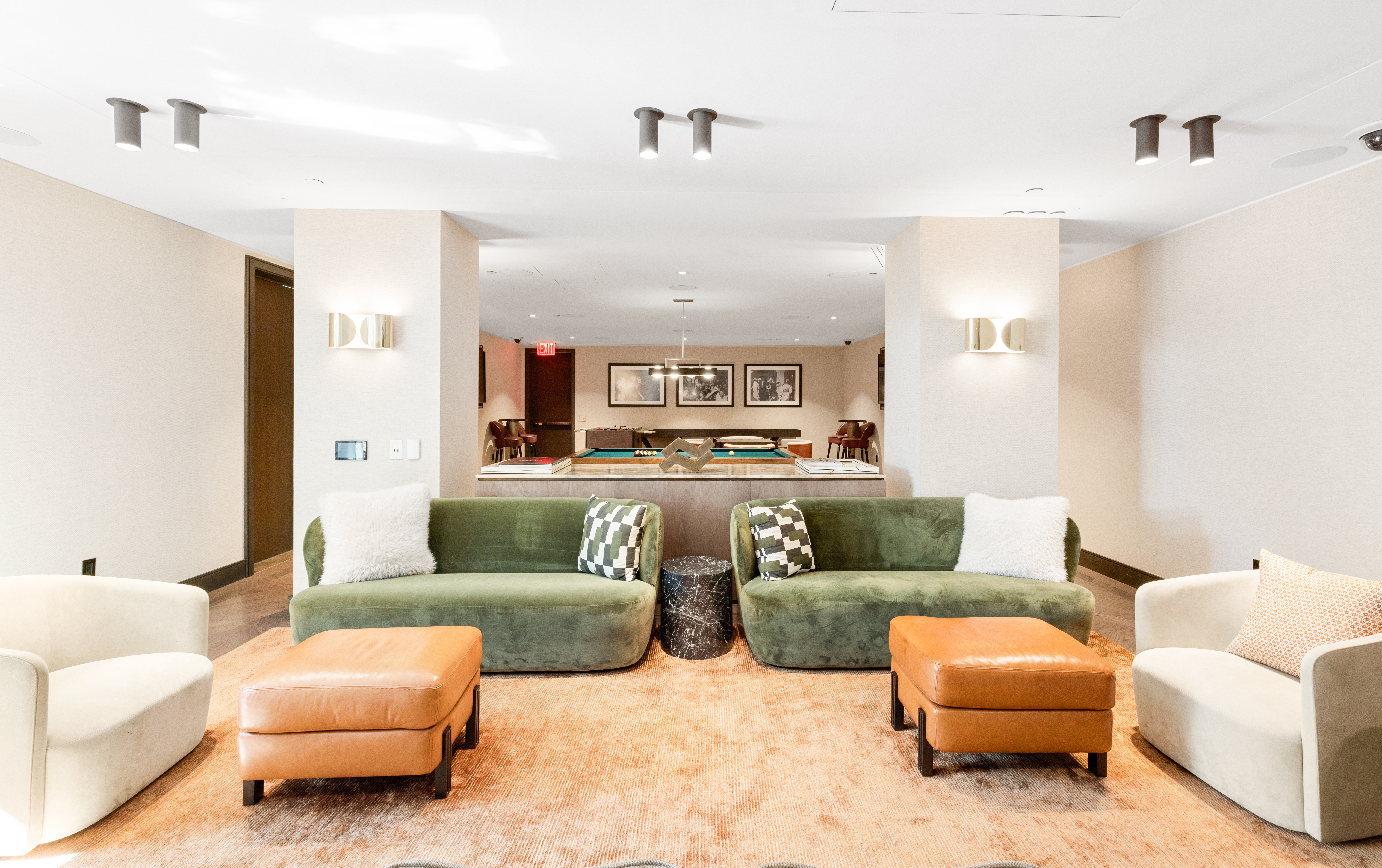 515 West 18th Street, Unit 1010 Manhattan, NY 10011 - Photo 17 of 19 a living room with furniture and a couch