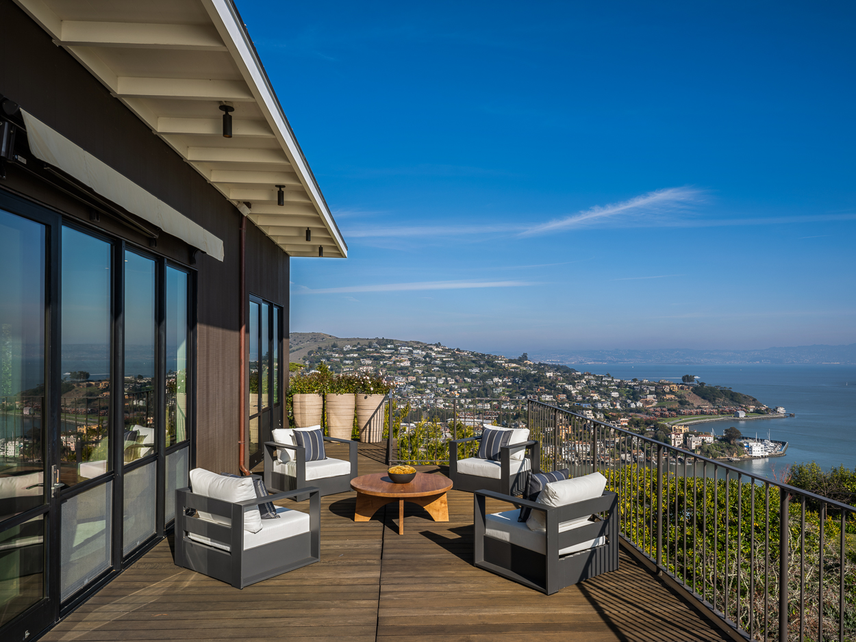 20 Crest Road Belvedere, CA 94920 - Photo 19 of 66 a view of roof deck with patio