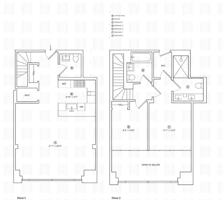 a picture of a bathroom with a picture of a wall