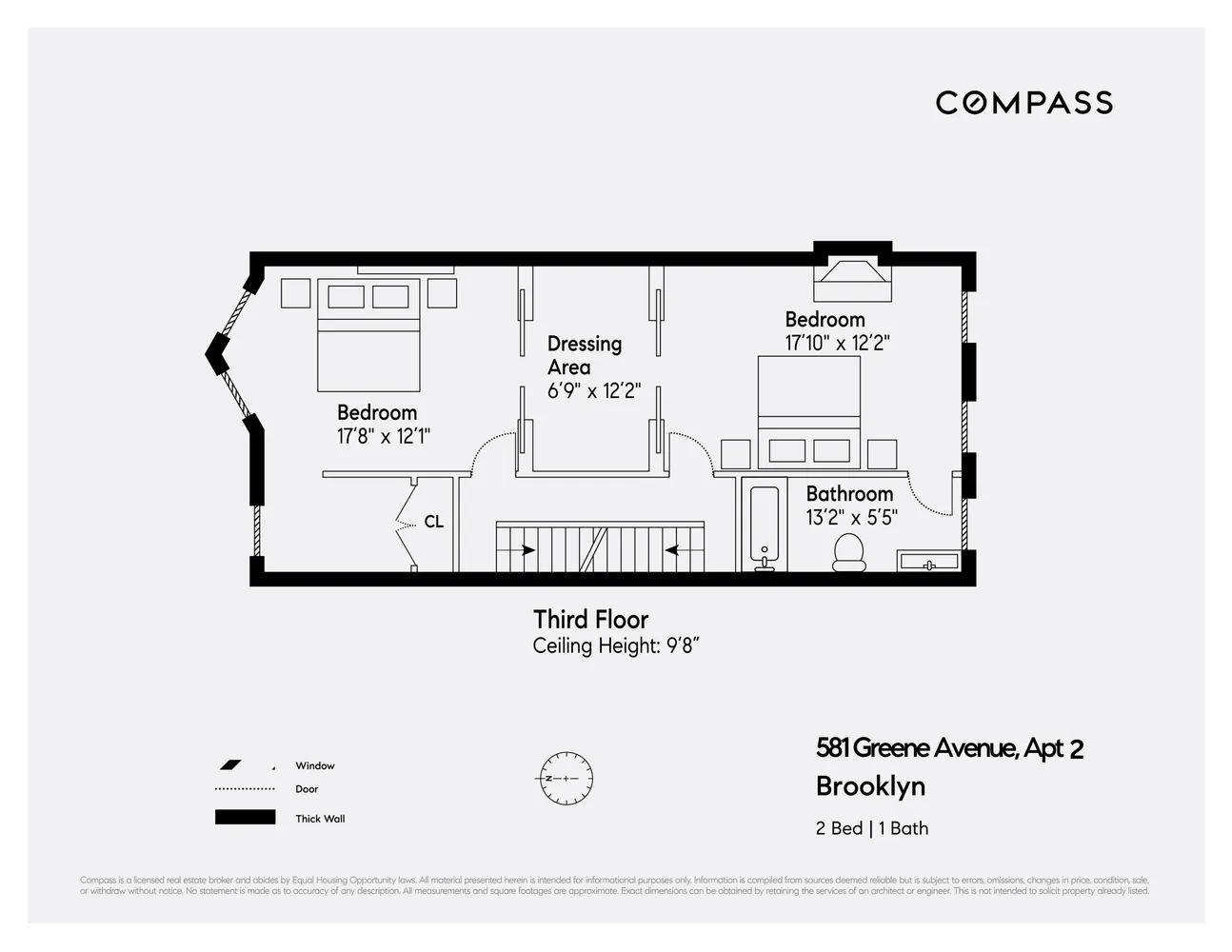 $12,000 | 581 Greene Avenue, Unit 2 | Bedford-Stuyvesant
