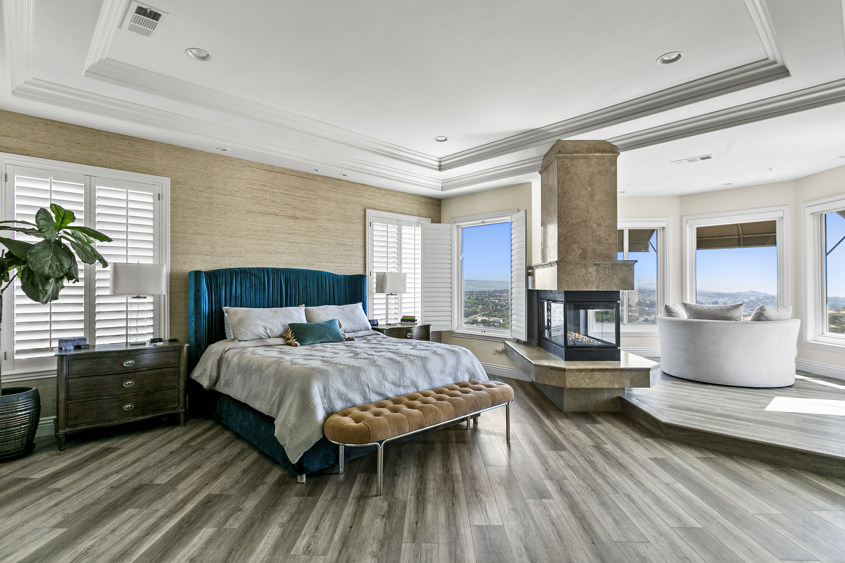 10 Vista Montemar Laguna Niguel, CA 92677 - Photo 37 of 67 a bedroom with a large bed and a couch