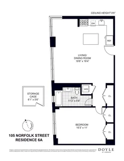 $999,000 | 105 Norfolk Street, Unit 6A | Lower East Side