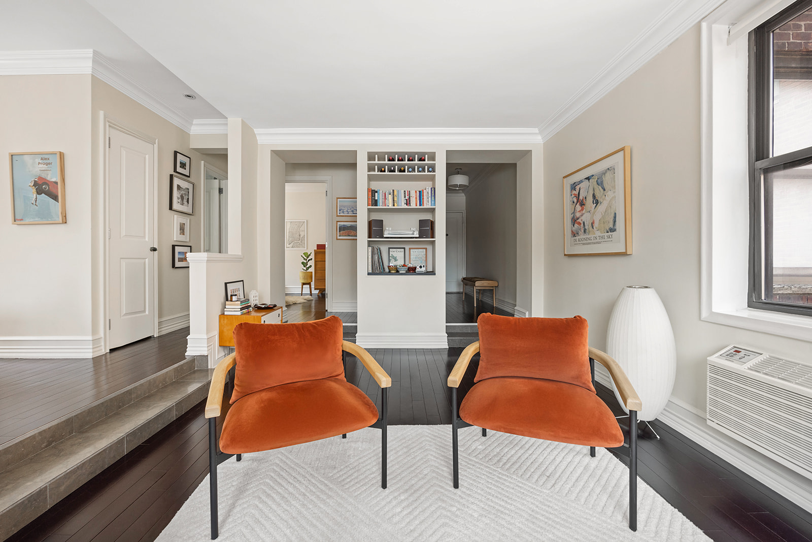 20 Clinton Street, Unit 4E Manhattan, NY 10002 - Photo 8 of 10 a outdoor living space with furniture and a window