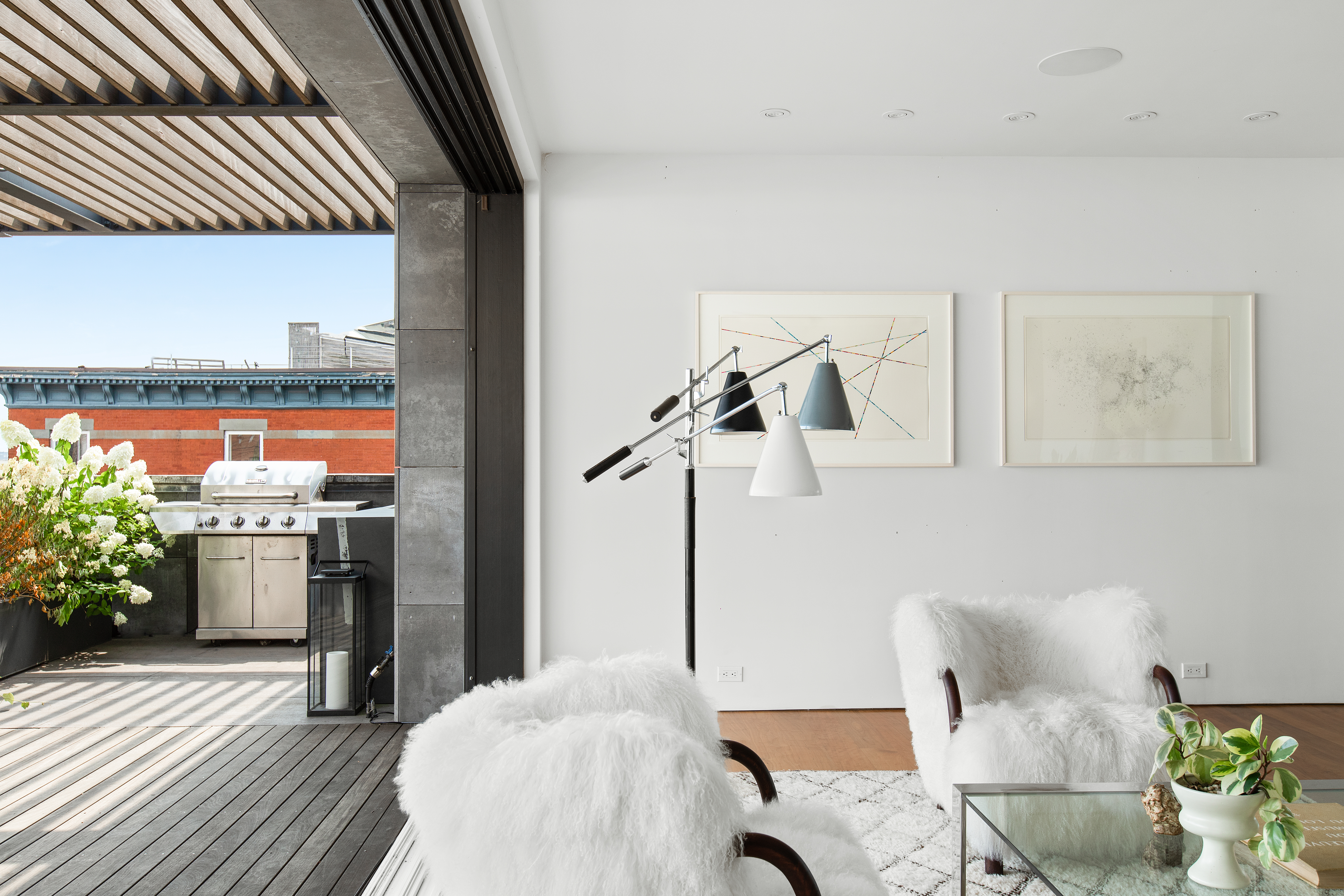 440 Van Brunt Street Brooklyn, NY 11231 - Photo 23 of 33 a room with furniture and wooden floor