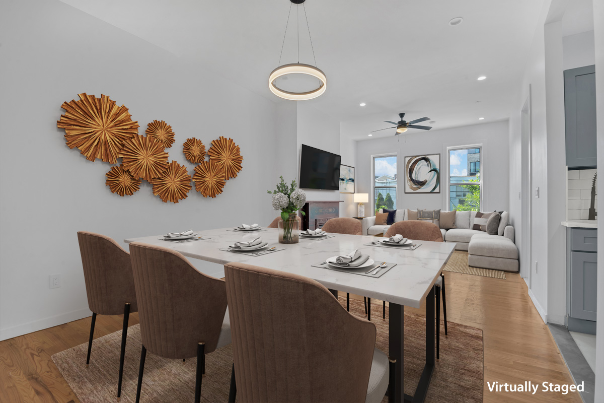 1275 Jefferson Avenue, Unit 2 Brooklyn, NY 11221 - Photo 3 of 11 a view of a dining room with furniture