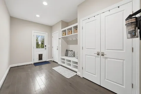 wooden floor in an empty room