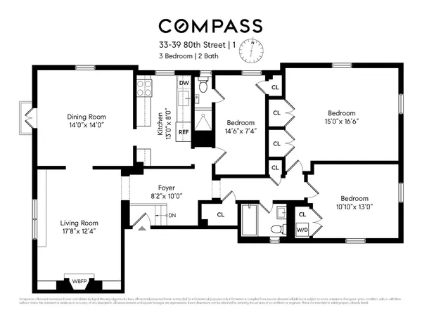 $990,000 | 33-39 80th Street, Unit 1 | Jackson Heights