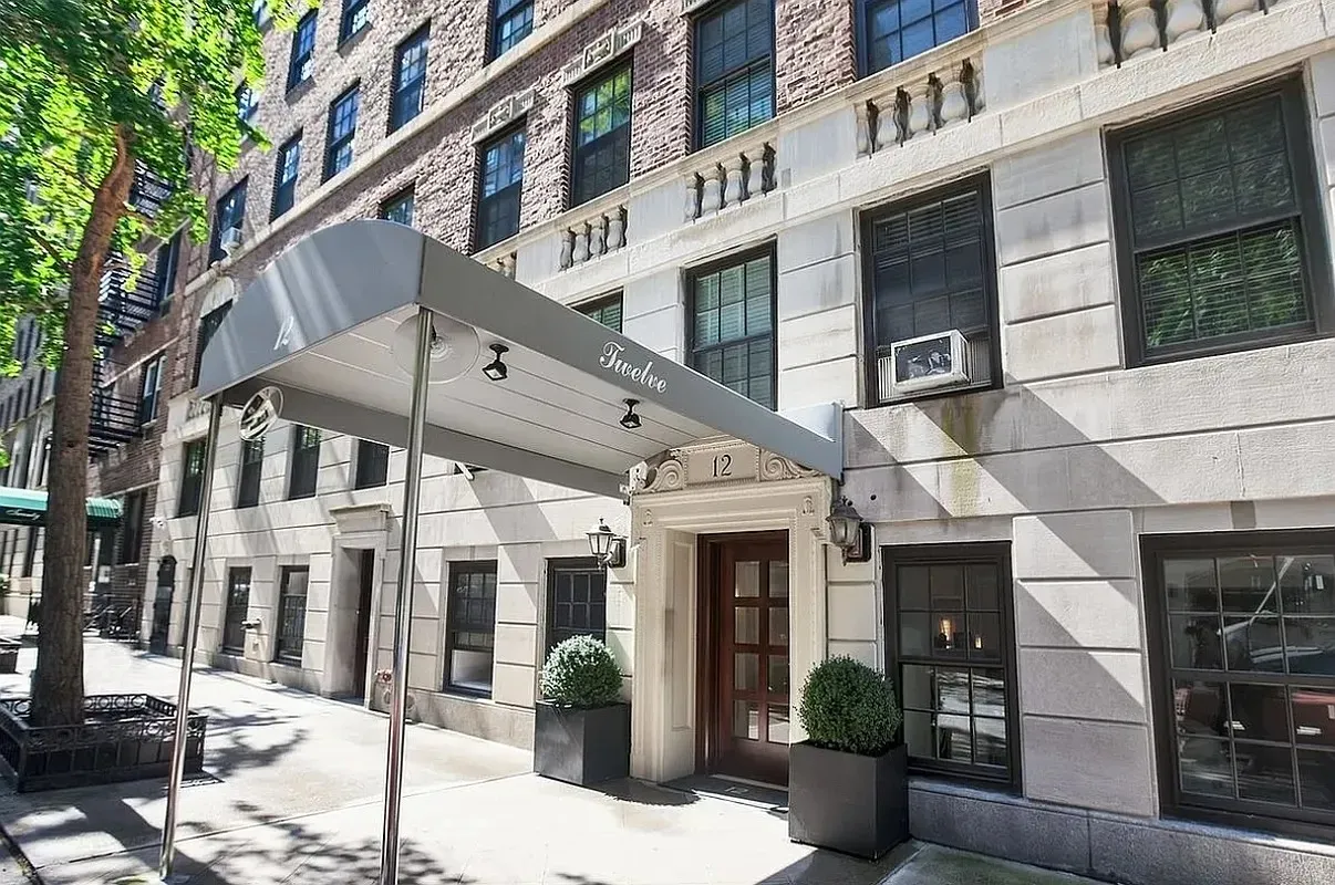 a view of a building with street