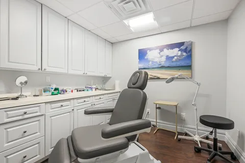 a view of workspace with furniture