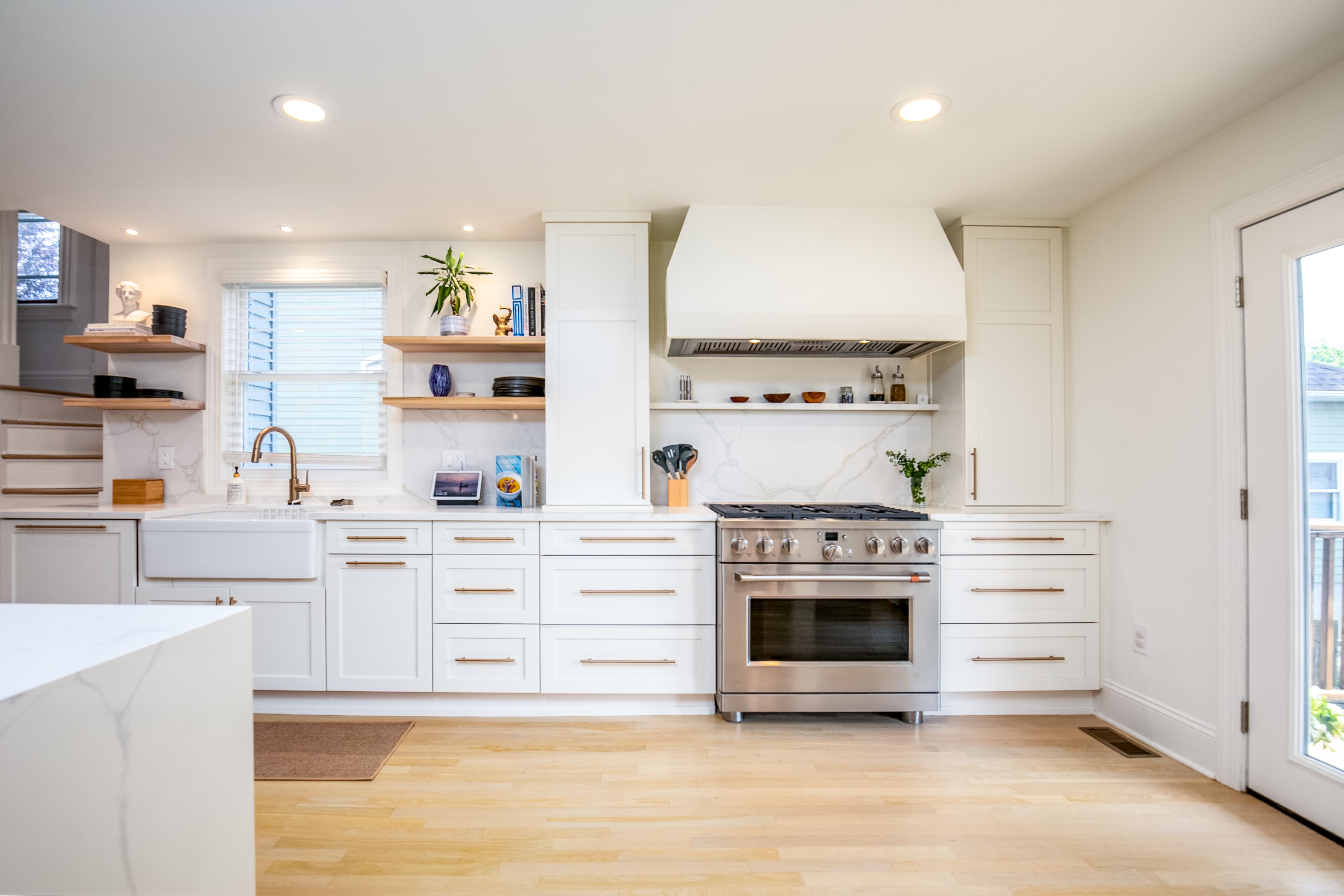 163 Ridge Road Rutherford, NJ 07070 - Photo 17 of 59 a view of kitchen with stainless steel appliances cabinets and wooden floor