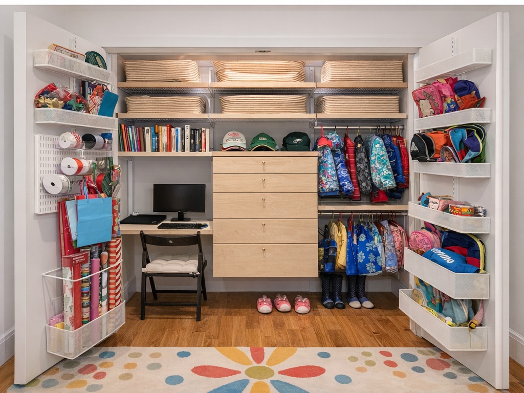 360 Furman Street, Unit 1110 Brooklyn, NY 11201 - Photo 8 of 23 a bed room with a bed a dresser and a book shelf