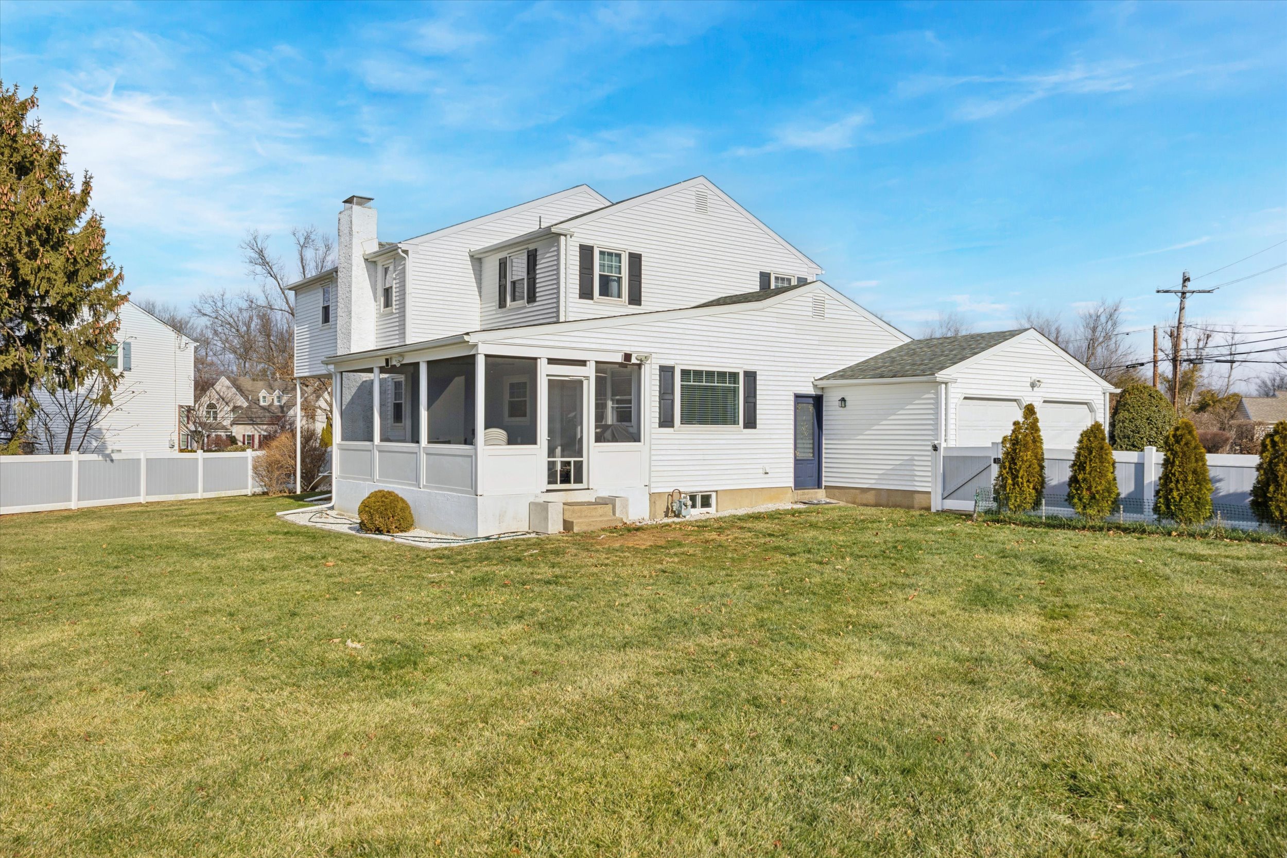535 Bell Lane Ambler, PA 19002 - Photo 34 of 45 a view of a house with a backyard