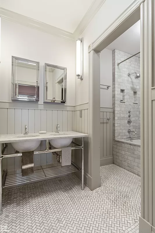 371 9th Street Brooklyn, NY 11215 - Photo 11 of 13 a bathroom with a sink toilet and shower