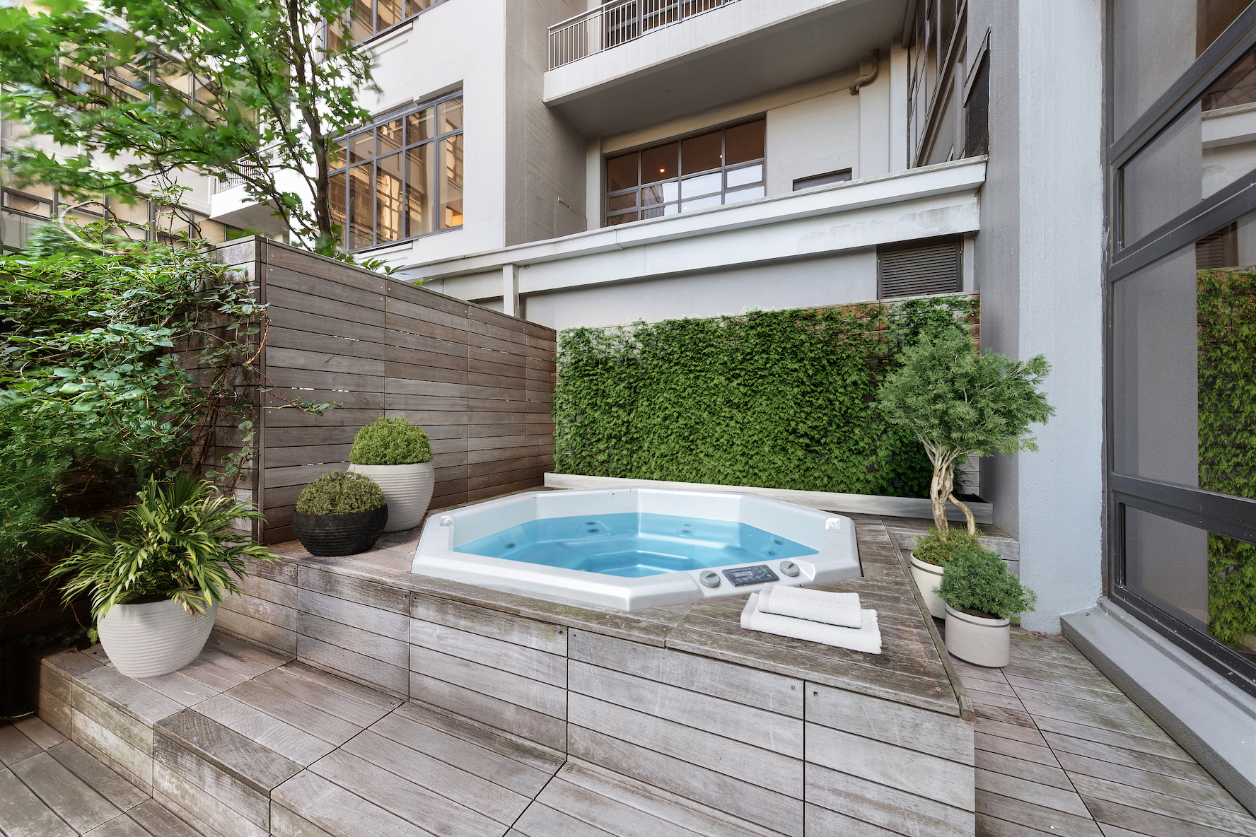 360 Furman Street, Unit 322/323 Brooklyn, NY 11201 - Photo 2 of 42 a view of a bench in the patio