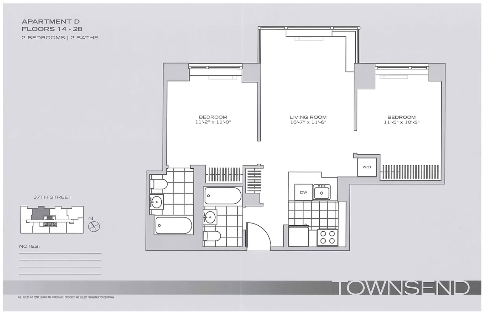 350 West 37th Street, Unit 14E Manhattan, NY 10018 - Photo 12 of 12 Gallery Image 12