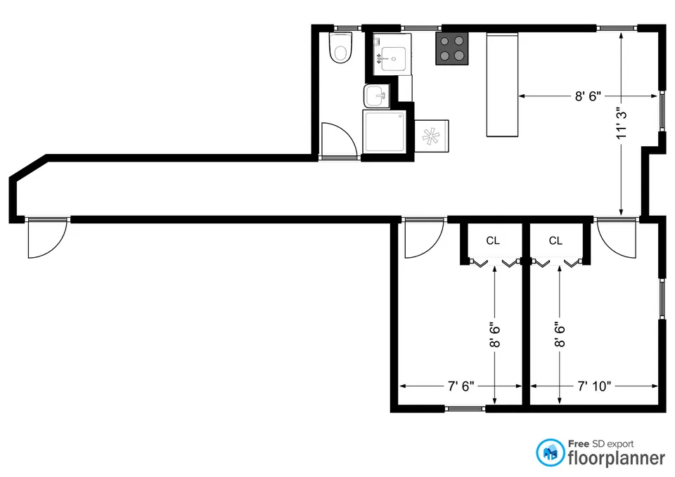 210 Thompson Street, Unit 4DN Manhattan, NY 10012 - Photo 10 of 10 a picture of a bench in the window