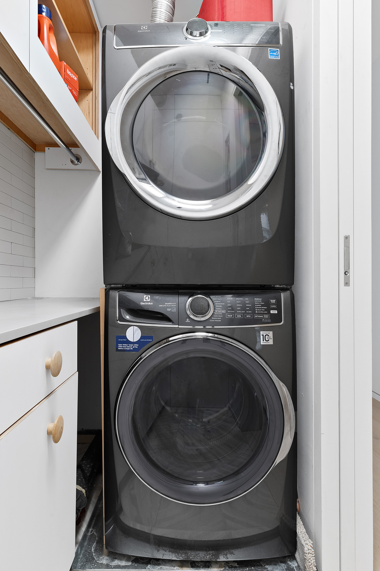 26 West 20th Street, Unit 3 Manhattan, NY 10011 - Photo 18 of 19 a close up view of washer and dryer