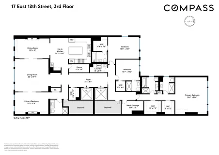 $10,500,000 | 17 East 12th Street, Unit 3 | Greenwich Village