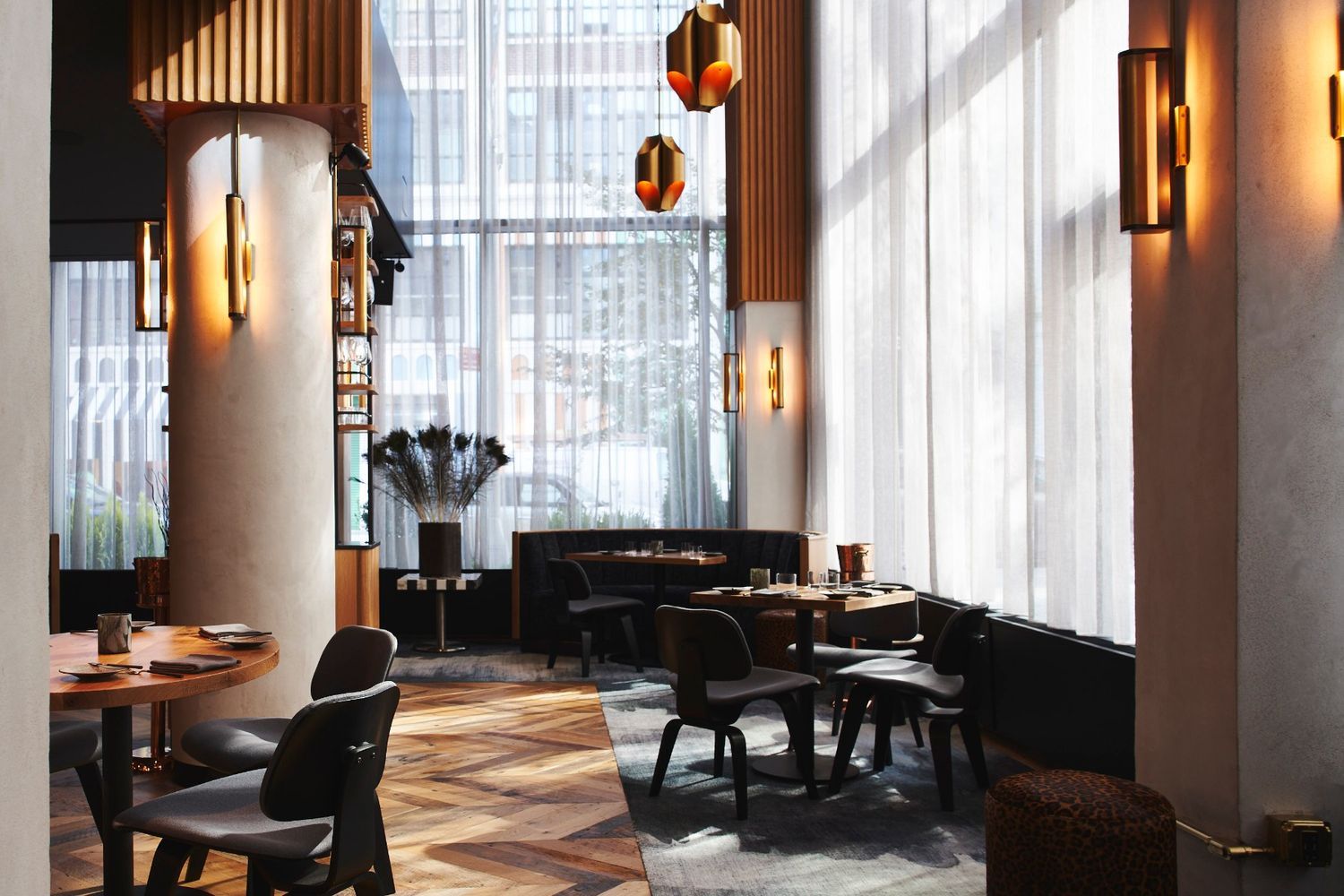 246 Spring Street, Unit 4103 Manhattan, NY 10013 - Photo 11 of 20 a dining room with furniture and window