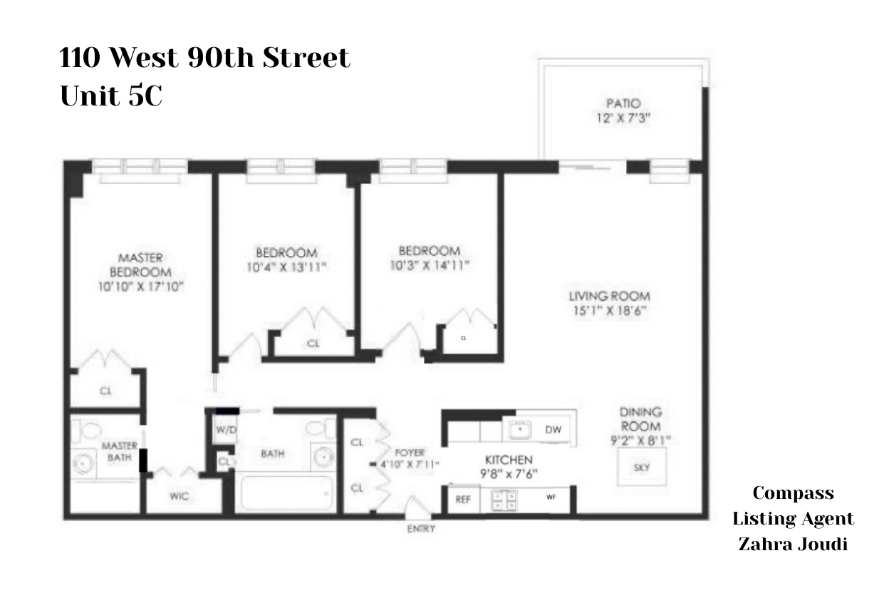 110 West 90th Street, Unit 5C Manhattan, NY 10024 - Photo 15 of 15 a picture of a park