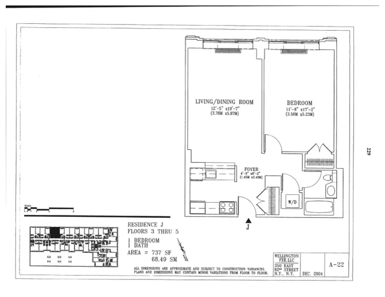 $4,600 | 350 East 82nd Street, Unit 5J | Upper East Side