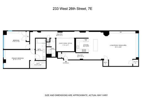 $2,975,000 | 233 West 26th Street, Unit 7E | Chelsea
