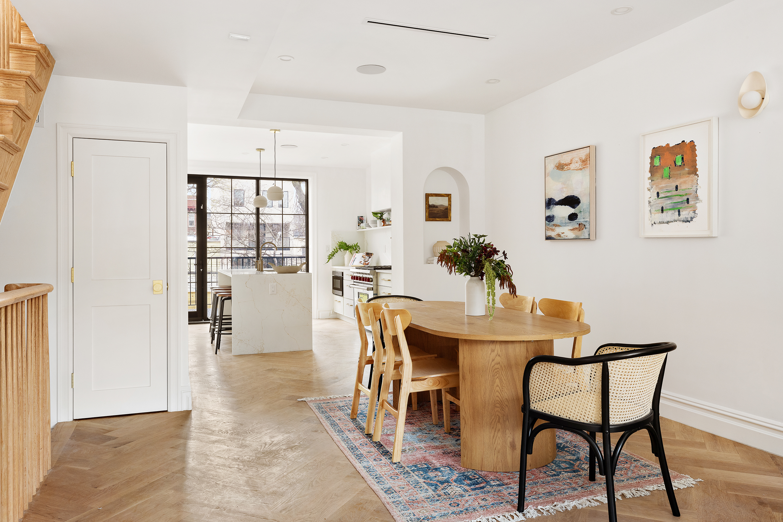 557 Saint Marks Avenue Brooklyn, NY 11216 - Photo 3 of 13 a dining room with furniture and window