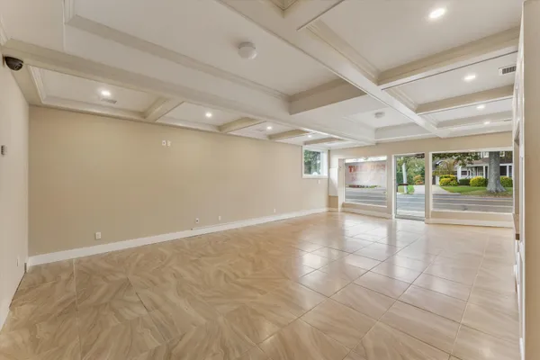 a view of an empty room