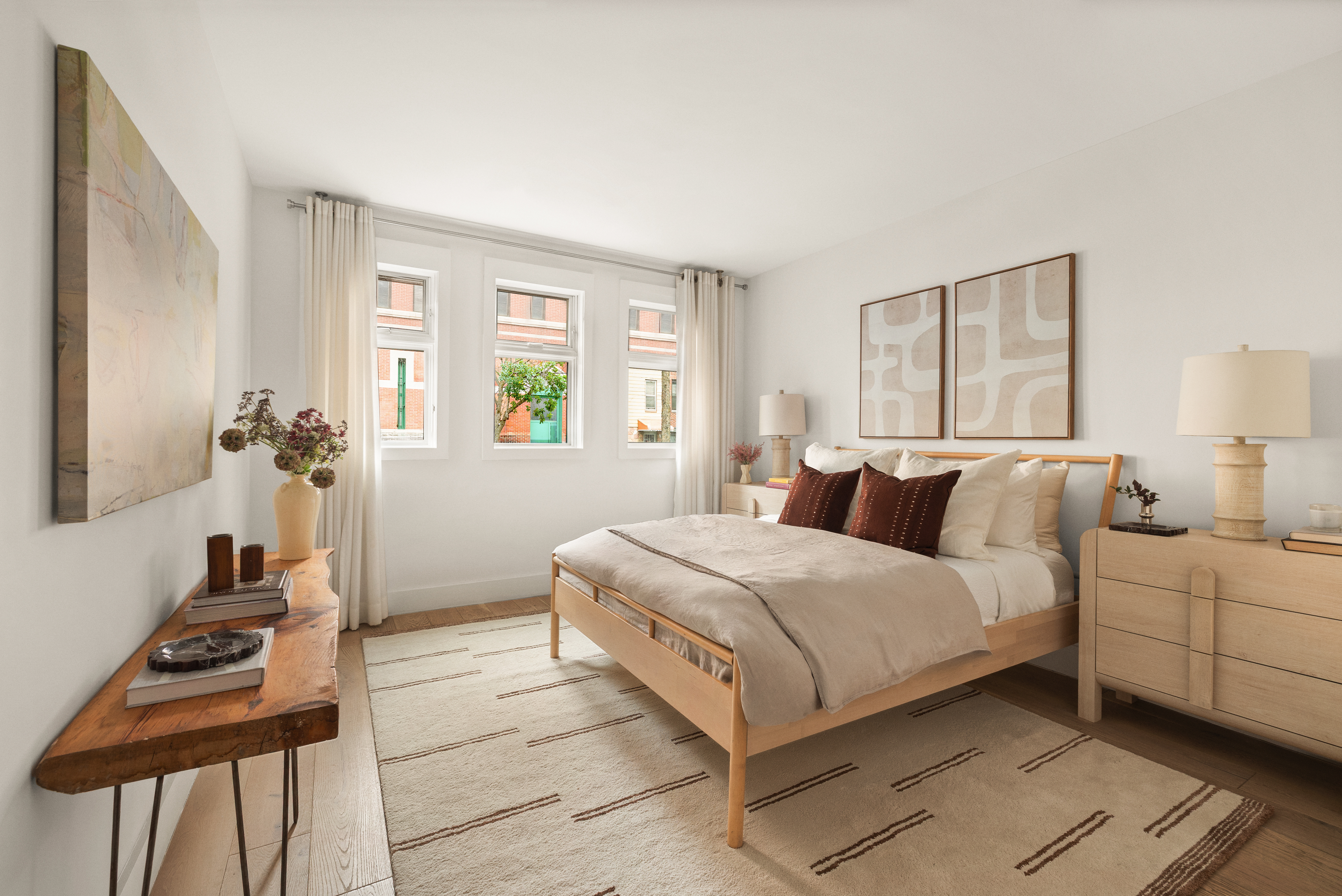 800 Dean Street, Unit GARDEN Brooklyn, NY 11238 - Photo 6 of 11 a bedroom with a bed and a window