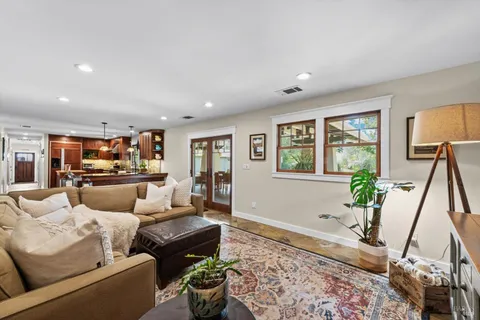 a view of a workspace with furniture