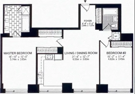 $2,450,000 | 200 Chambers Street, Unit 7B | TriBeCa